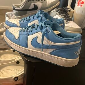 Nike air jordan lows light blue mens size 11 No box sadly